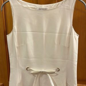 Casual Corner white sheath dress